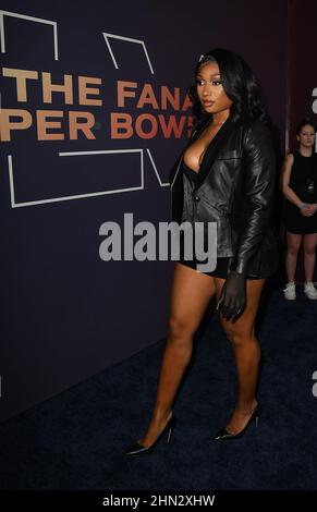 Culver City, USA. 12th. Februar 2022. Megan Thee Hengst besucht Michael Rubins 2022 Fanatiker Super Bowl Party am 12. Februar 2022 in Culver City, Kalifornien. Foto: Casey Flanigan/imageSPACE Credit: Imagespace/Alamy Live News Stockfoto