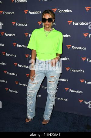 Culver City, USA. 12th. Februar 2022. Ciara nimmt am 12. Februar 2022 an der Super Bowl Party von Michael Rubin 2022 in Culver City, Kalifornien, Teil. Foto: Casey Flanigan/imageSPACE Credit: Imagespace/Alamy Live News Stockfoto