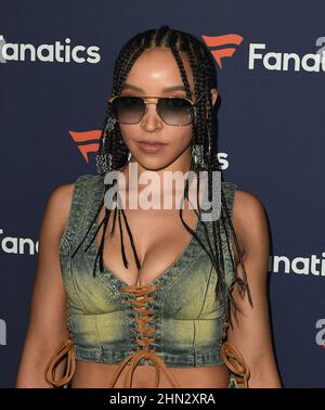 Culver City, USA. 12th. Februar 2022. Tinashe nimmt am 12. Februar 2022 an der Super Bowl Party von Michael Rubin 2022 in Culver City, Kalifornien, Teil. Foto: Casey Flanigan/imageSPACE Credit: Imagespace/Alamy Live News Stockfoto