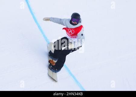 Zhangjiakou, Hebei, China. 10th. Februar 2022. Berenice Wicki (SUI) Snowboarden: Halbpipe-Finale der Frauen während der Olympischen Winterspiele 2022 in Peking im Genting Snow Park in Zhangjiakou, Hebei, China . Kredit: YUTAKA/AFLO SPORT/Alamy Live Nachrichten Stockfoto