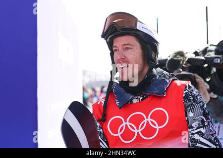 Zhangjiakou, Hebei, China. 11th. Februar 2022. Shaun White (USA) Snowboarden: Halbpipe-Finale der Herren während der Olympischen Winterspiele 2022 in Peking im Genting Snow Park in Zhangjiakou, Hebei, China. Kredit: YUTAKA/AFLO SPORT/Alamy Live Nachrichten Stockfoto