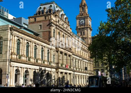 Das alte Postgebäude im Zentrum von Melbourne, Victoria, Australien. Stockfoto