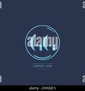 Luxus modernen GG Buchstaben Business Logo Design Alphabet Symbol Vektor-Symbol. Kreative Vorlage für das GG-Logo mit minimalem Buchstaben. Stock Vektor