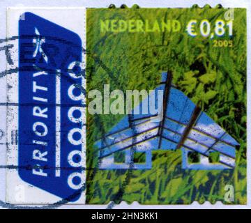 Briefmarke aus den Niederlanden in der für die Serie 2005 Stockfoto