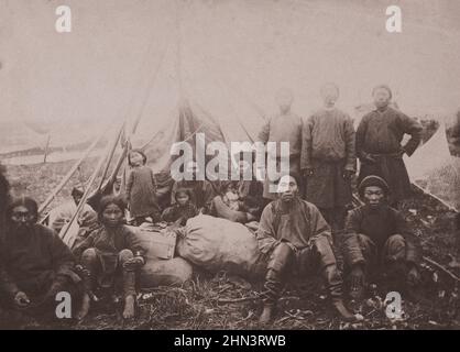 Von der Expedition nach Kamtschatka und den Commander Islands durch den berühmten polnischen Naturforscher und Arzt. Benedykt Dybowski. Russisches Reich. 1870s Stockfoto