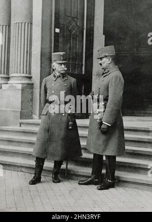 Archivfoto von Franz Conrad von Hötzendorf. 1917 Franz Xaver Josef Conrad von Hötzendorf (nach 1919 Franz Conrad; 1852–1925), teilweise angliziert Stockfoto