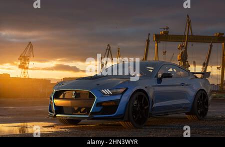 Mustang Shelby GT500-Classic American Muscle Car Stockfoto