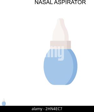 Einfaches Vektor-Symbol für Nasensauger. Illustration Symbol Design-Vorlage für Web mobile UI-Element. Stock Vektor