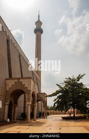 Abuja (Nigeria) zentrale Abuja Moschee, Ort, um Allah für muslimische religiöse Menschen zu verehren Stockfoto