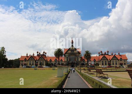 Rotorua Museum Te Whare Taonga o Te Arawa, Neuseeland Stockfoto