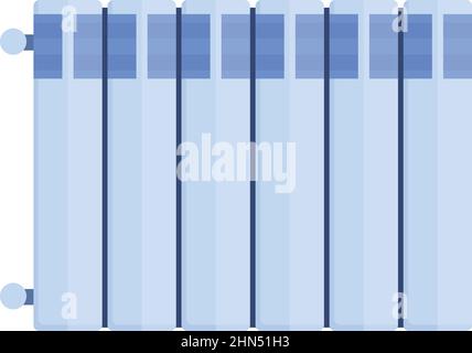 Cartoon-Vektorgrafik Heizungsheizkörper-Symbol. Elektrischer Konvektor. Wandheizung Stock Vektor