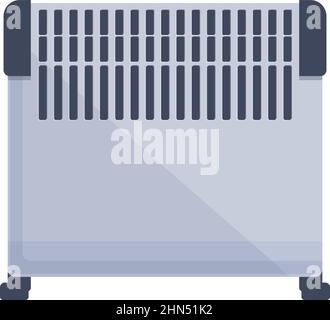 Karikaturenvektor für das Symbol „Wärmekonvektor“. Heizung elektrisch. Zimmerverkleidung Stock Vektor