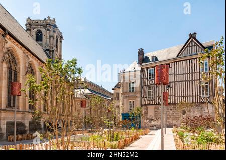 Das Museumsviertel mit Le Secq de Tournelles, Rouen, Frankreich Stockfoto