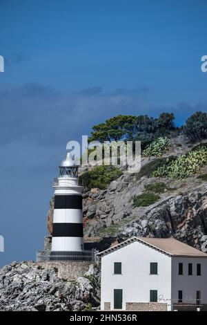 Ile de Majorque, Plage, Site Remarquables, marais salants, Port et phares, grottes, bateaux, vie locale, moulins, palmiers, Touristisme, Côte rocheuse Stockfoto