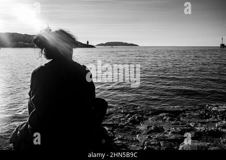 Marseille Sreet Photography Port de la Joliette Marseille Frankreich Stockfoto