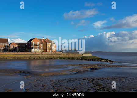 Wohnungen in Victoria Docks, Hull, Humberside, East Yorkshire, England Stockfoto