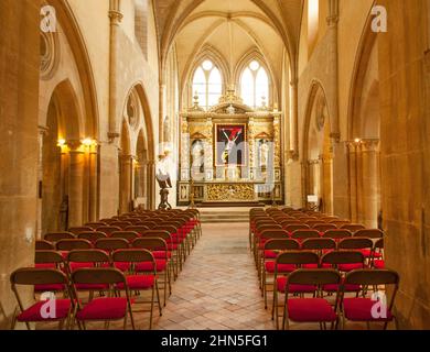 Die Abtei von Graville am Stadtrand von Le Havre ist ein Juwel der Touristenstraße „Route Historique des Abbaye Normandes“ Stockfoto