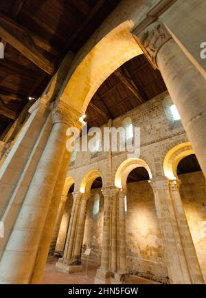 Die Abtei von Graville am Stadtrand von Le Havre ist ein Juwel der Touristenstraße „Route Historique des Abbaye Normandes“ Stockfoto