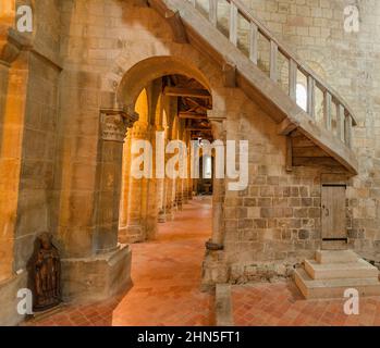 Die Abtei von Graville am Stadtrand von Le Havre ist ein Juwel der Touristenstraße „Route Historique des Abbaye Normandes“ Stockfoto