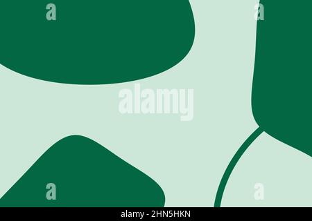 Moderner farbenfroher einfacher Hintergrund mit organischen abstrakten Elementen und dynamischen Formen. Minimalistischer Stil. Entwerfen Sie Vorlagenplakate oder Visitenkarten. Stockfoto