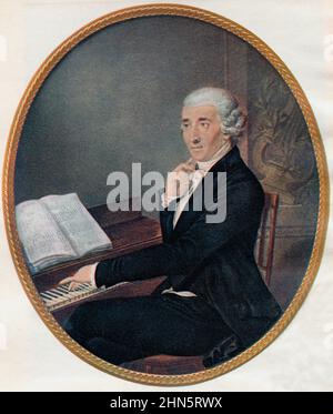 Franz Joseph Haydn, 1732 – 1809. Österreichischer Komponist der Klassik. Aus dem Goldenen Zeitalter von Wien, erschienen 1948. Stockfoto