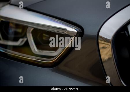 Teile Details des modernen Autos Stockfoto