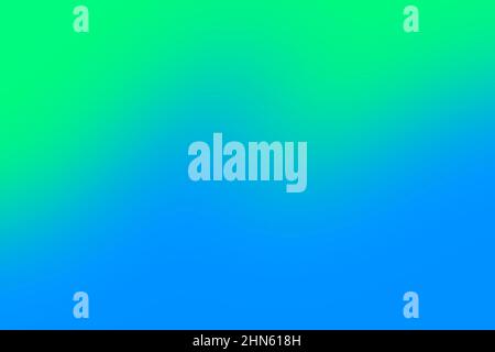 Blaugrüner Gradient Flüssigkeit verschwommener Hintergrund HD Stockfoto