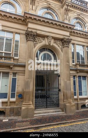 Handelsmuseum, auf dem Gelände der ehemaligen Maisbörse in Kingston upon Hull, (Hull), East Riding of Yorkshire, Großbritannien. Stockfoto