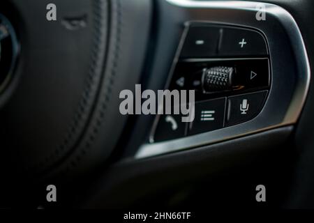 Teile Details des modernen Autos Stockfoto