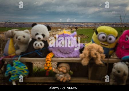 Widerstand in Lützerath Stockfoto