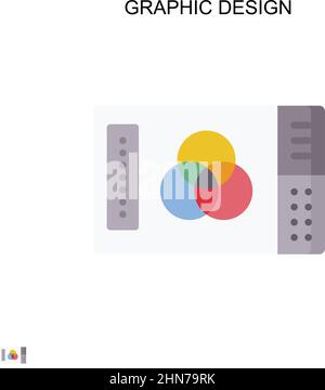 Grafikdesign einfaches Vektor-Symbol. Illustration Symbol Design-Vorlage für Web mobile UI-Element. Stock Vektor
