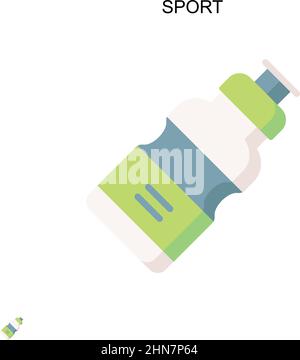 Sport Simple Vektor-Symbol. Illustration Symbol Design-Vorlage für Web mobile UI-Element. Stock Vektor