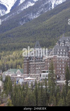 fairmont Banff Springs Stockfoto