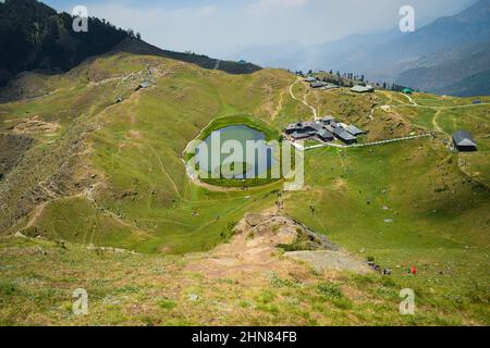 Unglaubliche Orte in Indien. prashar rishi Tempel von himachal pradesh Stockfoto