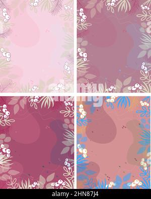 Ein universelles Trendmuster, das mit hellen, kräftigen, geometrischen Blättern, gelben Elementen kontrastiert wird. Hintergrund in zurückhaltendem anhaltendem tempe Stock Vektor