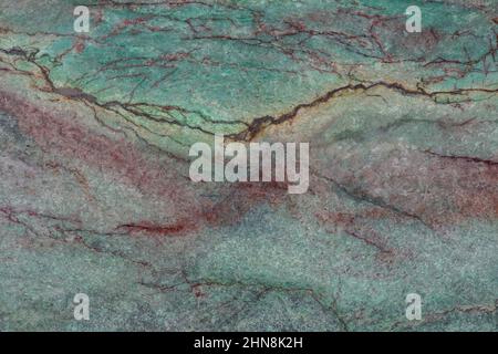 Natural Velvet Green - Calcit Hintergrund, stilvolle Textur in elegantem Ton für Ihr neues Design-Projekt. Stockfoto