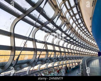 Peking, China. 14th. Februar 2022. PEKING, CHINA - 14. FEBRUAR: Nationale Speed Sakting Oval Ice Ribbon am 14. Februar 2022 in Peking, China (Foto von Douwe Bijlsma/Orange Picics) Kredit: Orange Pics BV/Alamy Live News Stockfoto