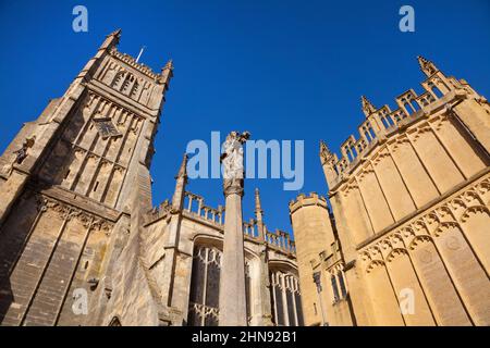 St. John Baptist, Pfarrkirche, Cirencester, Cotswolds Stockfoto