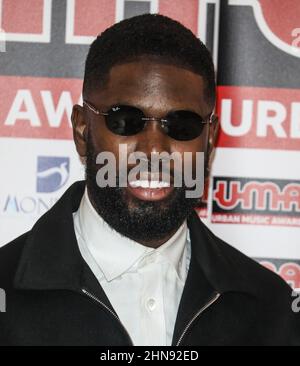 London, Großbritannien. 14th. Februar 2022. Ghetts nimmt an den Urban Music Awards 2022 in der Porchester Hall in London Teil. (Foto von Brett Cove/SOPA Images/Sipa USA) Quelle: SIPA USA/Alamy Live News Stockfoto