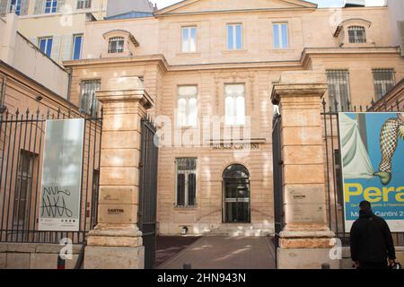 Musée Cantini Marseille : Eingang rue Grignan Stockfoto