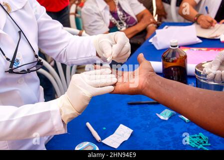 Gesundheitsförderungsmesse, Stadt Camaguey, Kuba, 14. November 2016 Stockfoto