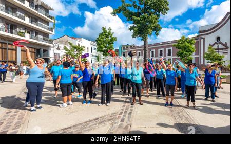 Gesundheitsförderungsmesse, Stadt Camaguey, Kuba, 14. November 2016 Stockfoto