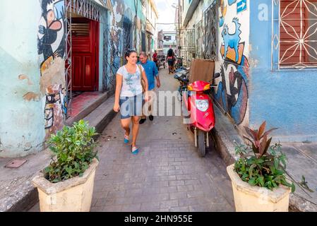 Camaguey City, Kuba, 14. November 2016 Stockfoto