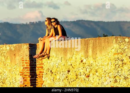 St. Peter of the Rock Kolonialfestung in Santiago de Cuba, Kuba Stockfoto