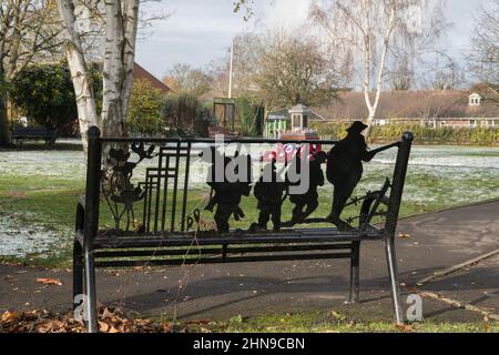 War Memorial, Didcot, Oxfordshire, England Stockfoto