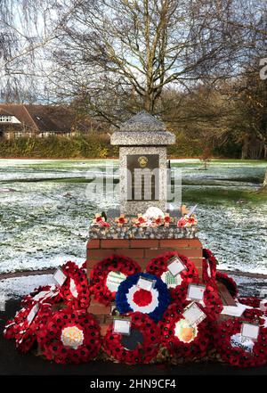 War Memorial, Didcot, Oxfordshire, England Stockfoto