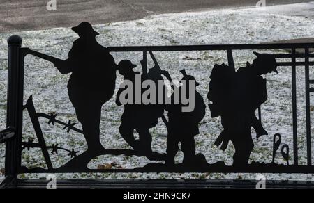 War Memorial, Didcot, Oxfordshire, England Stockfoto