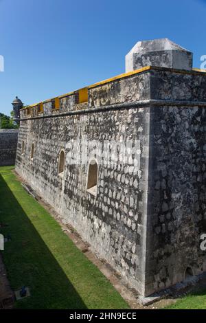 Fort San Jose el Alto, 1792, San Francisco de Campeche, Bundesstaat Campeche, Mexiko Stockfoto