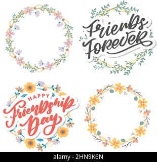 Soul Schwester mit Herz Schriftzug Design beste Freund Vorläufer Bff besties Stock Vektor