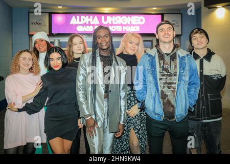 London, Großbritannien. 15th. Februar 2022. Finalisten für neuen Talentwettbewerb Alpha unsigned das unsignierte Alpha-Finale findet am 30th. März 2022 auf der Indigo O2 statt.Quelle: Imageplotter/Alamy Live News Stockfoto